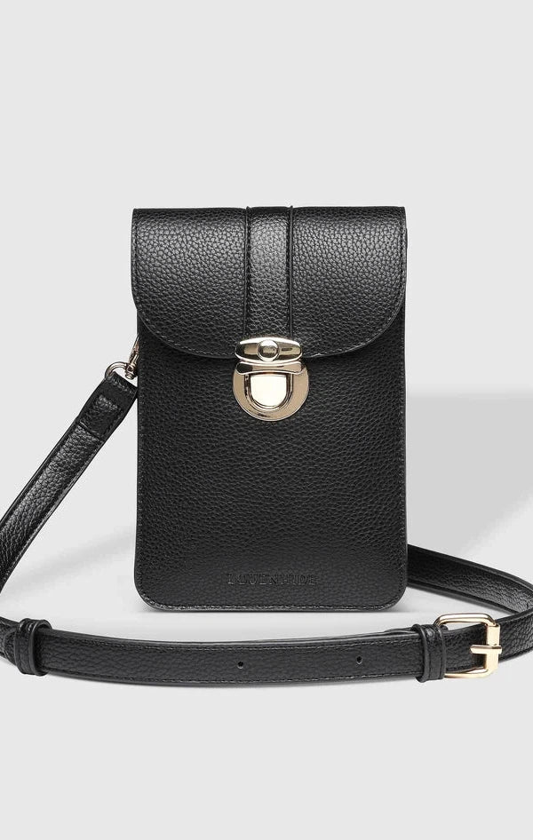 Fontaine Phone Crossbody Bag - Black