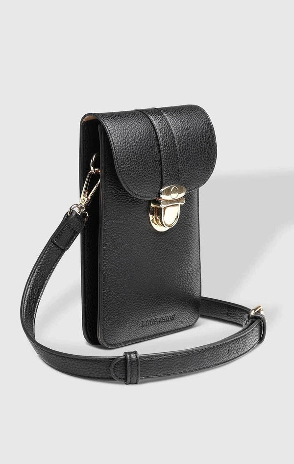 Fontaine Phone Crossbody Bag - Black