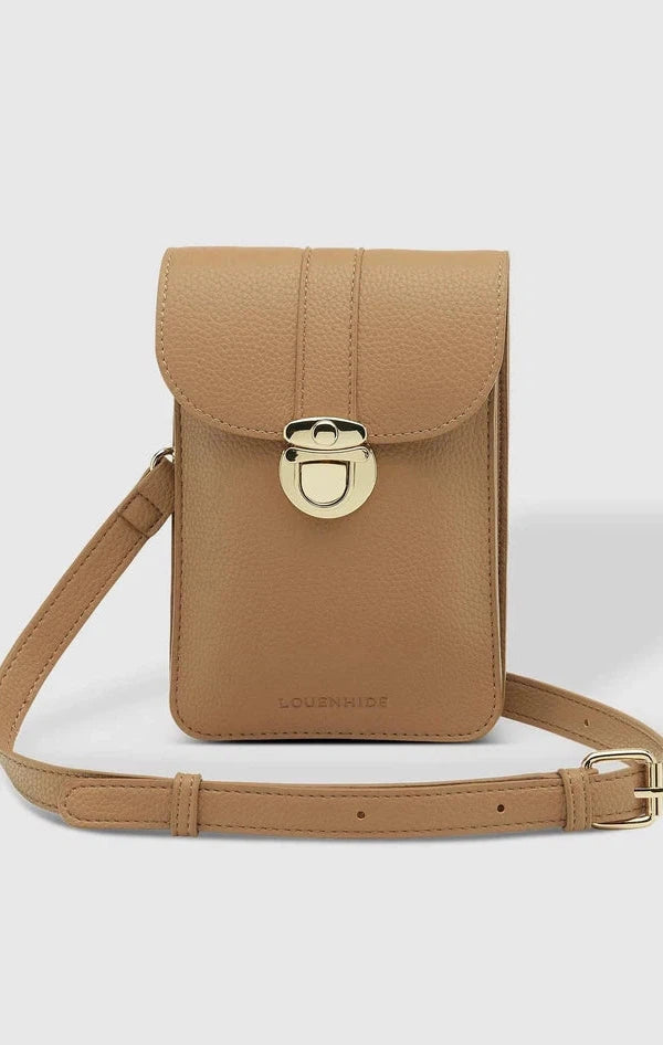 Fontaine Phone Crossbody Bag - Latte