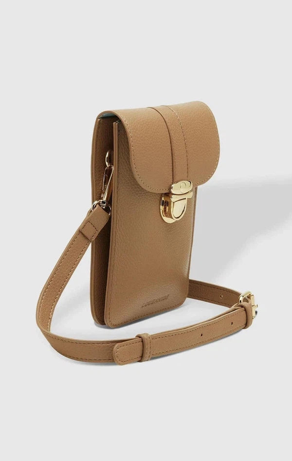 Fontaine Phone Crossbody Bag - Latte