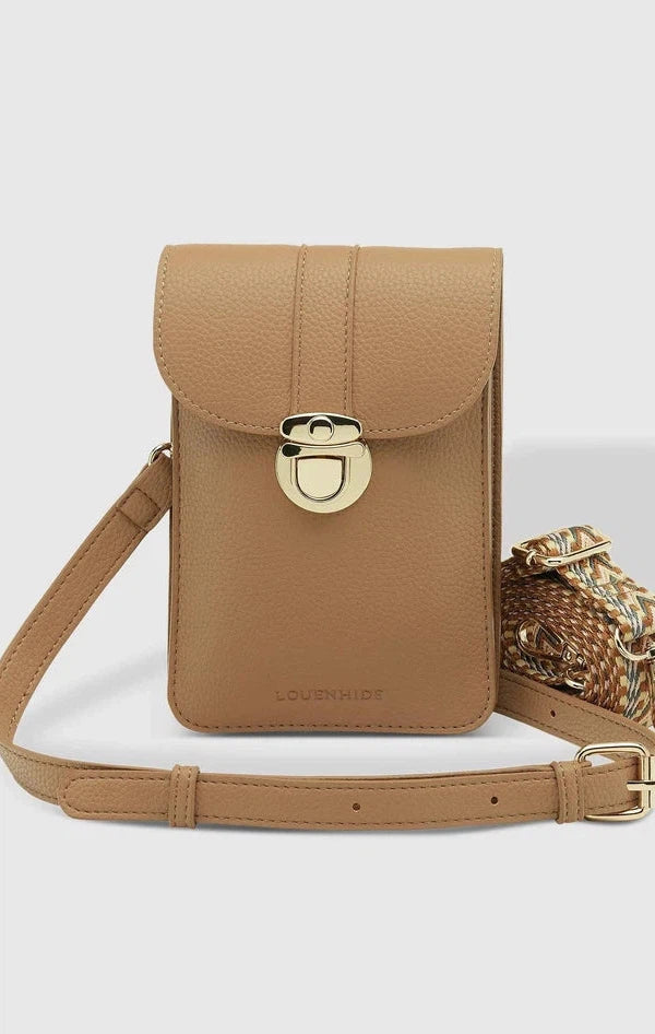 Fontaine Phone Crossbody Bag - Latte