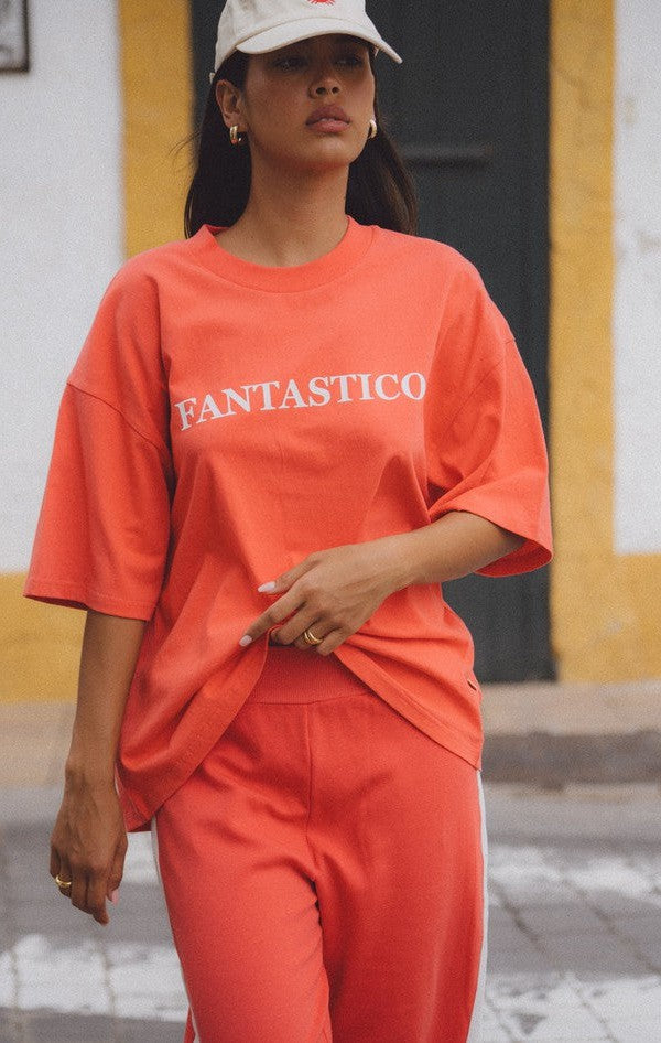 Fantastico Tee Lobster Red