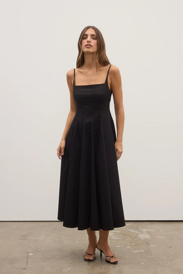 Odessa Midi Dress - Black