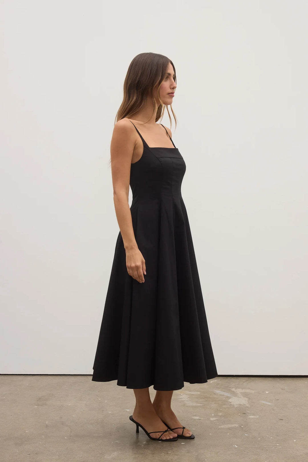 Odessa Midi Dress - Black