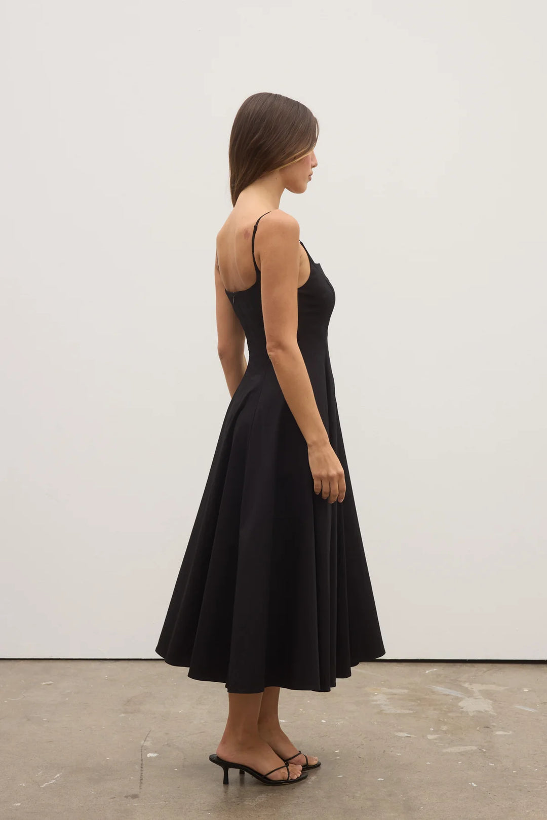 Odessa Midi Dress - Black