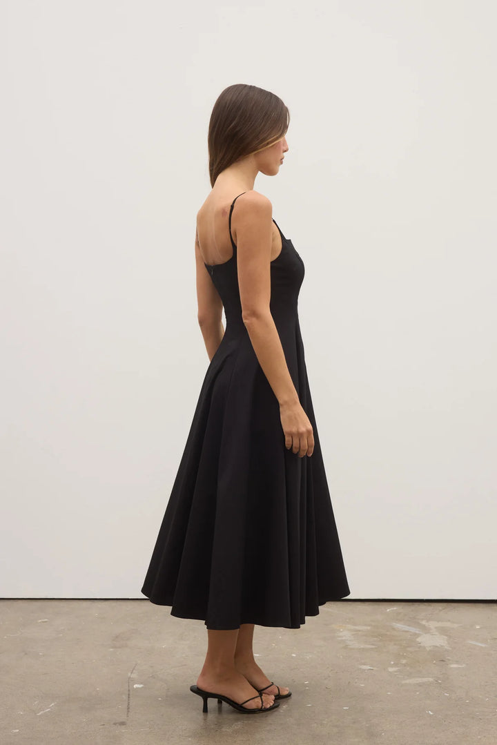 Odessa Midi Dress - Black