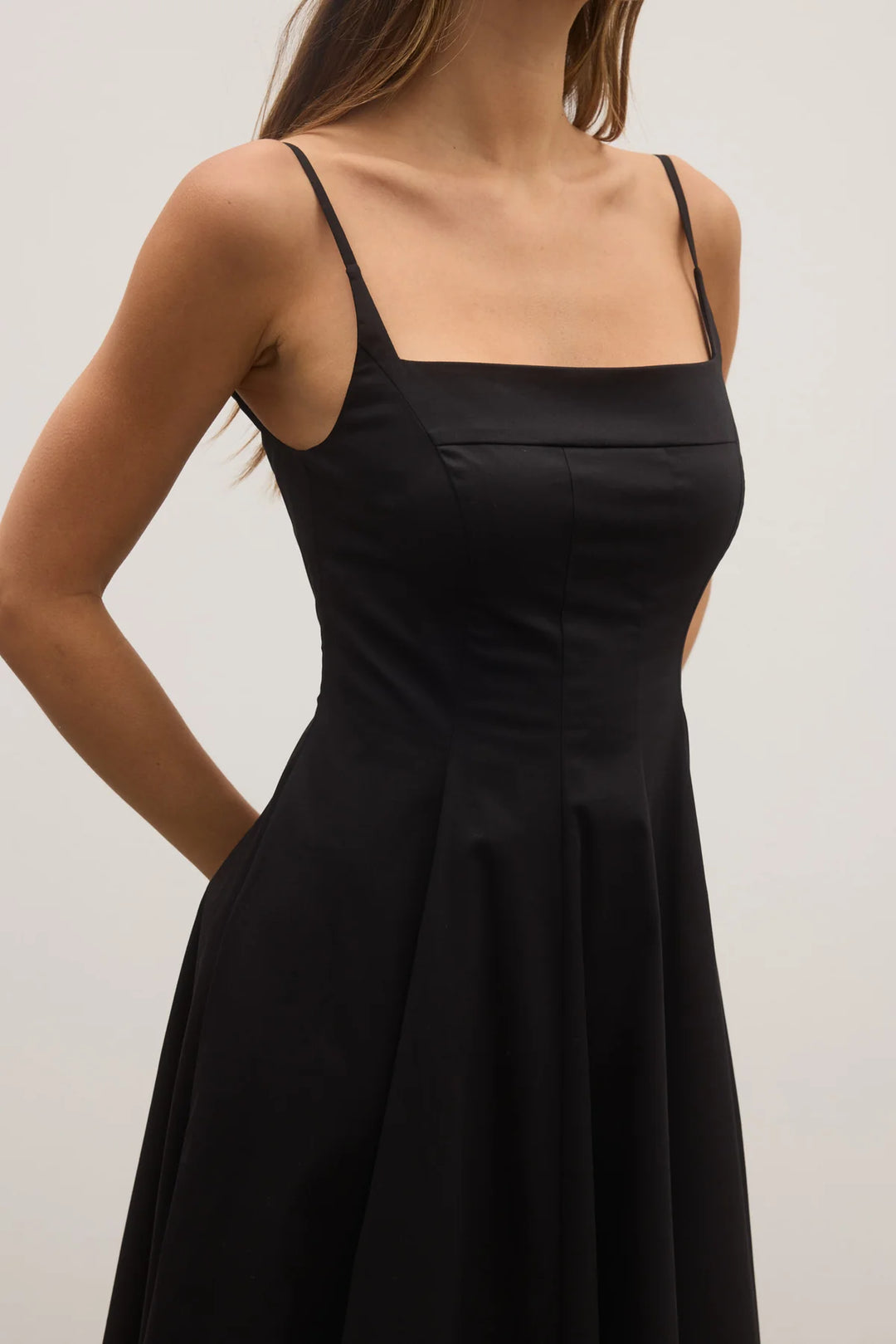 Odessa Midi Dress - Black