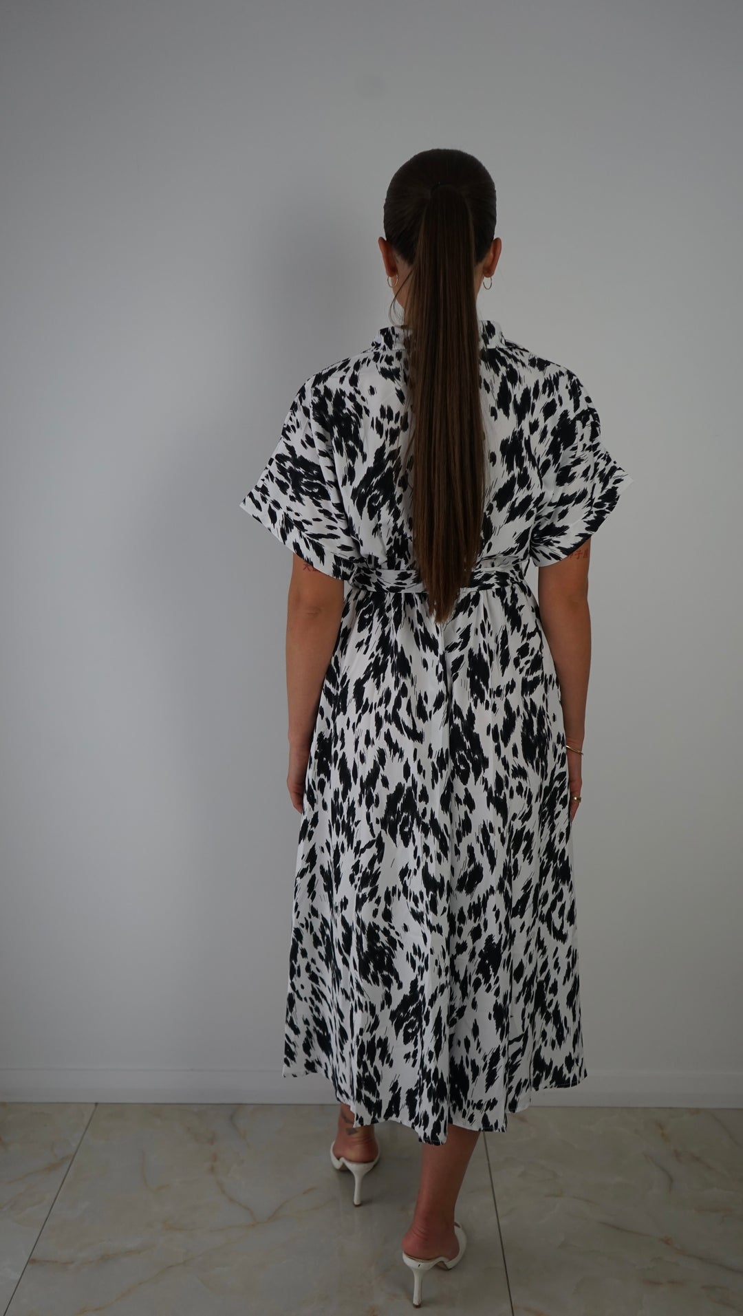 Print Midi Dress