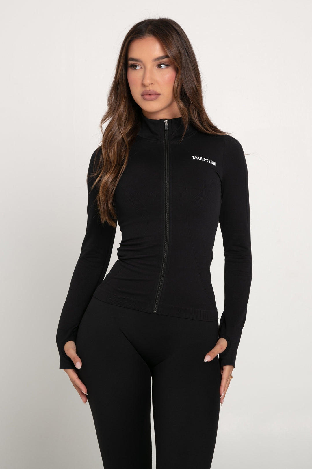 Skulpt Zip Up Jacket Black