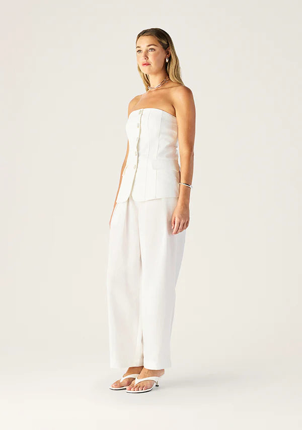 Monaco Suiting Pants - White