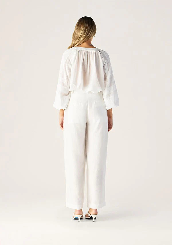 Monaco Suiting Pants - White