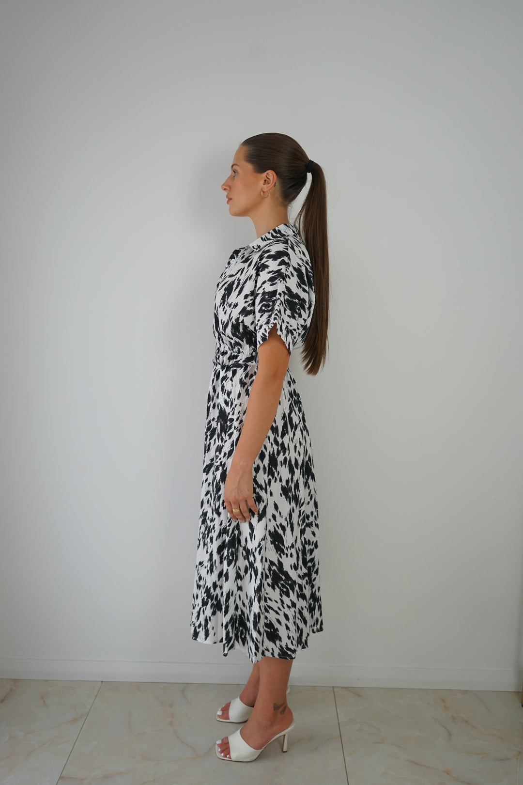 Print Midi Dress