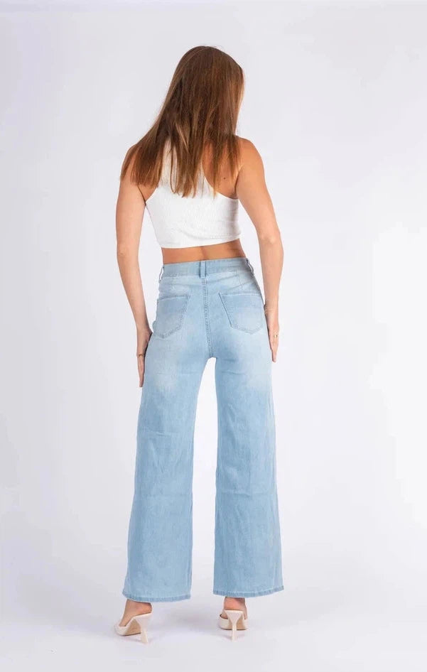 Wakee Seam Front Jeans