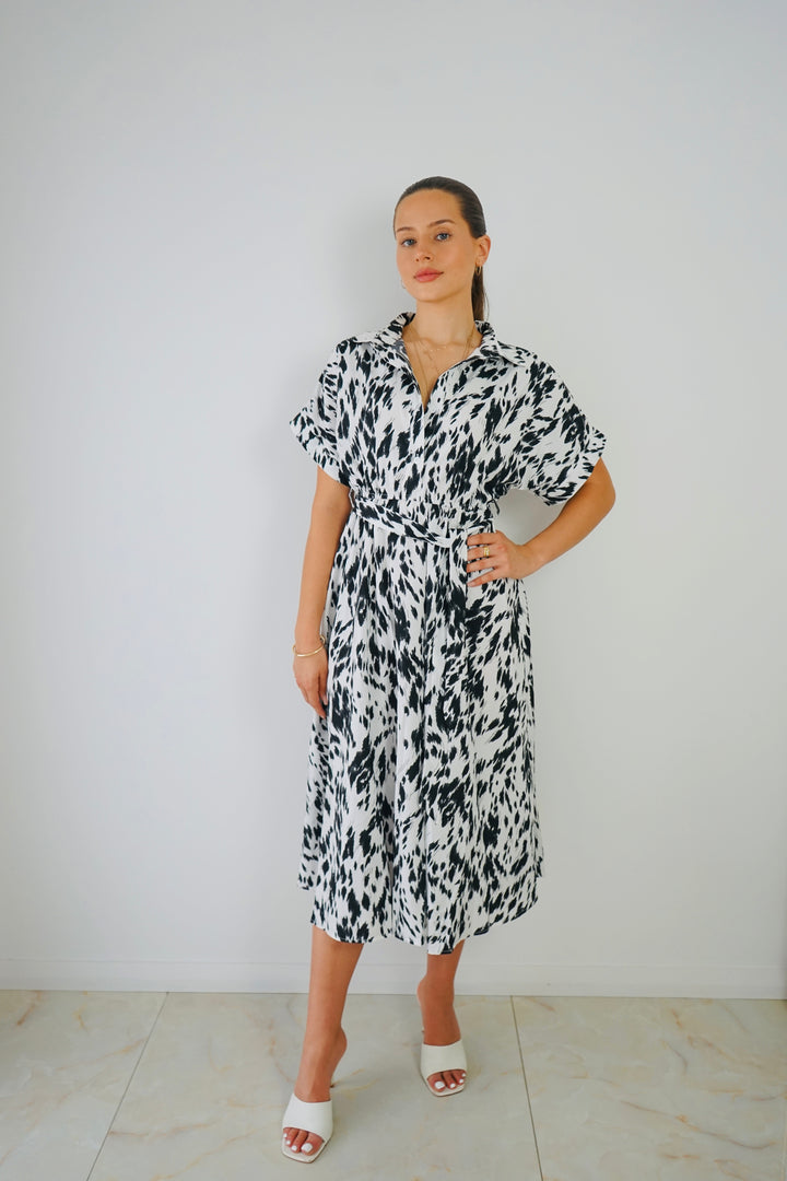 Print Midi Dress