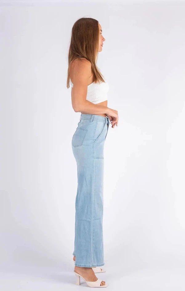 Wakee Seam Front Jeans