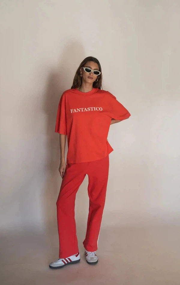 Fantastico Tee Lobster Red