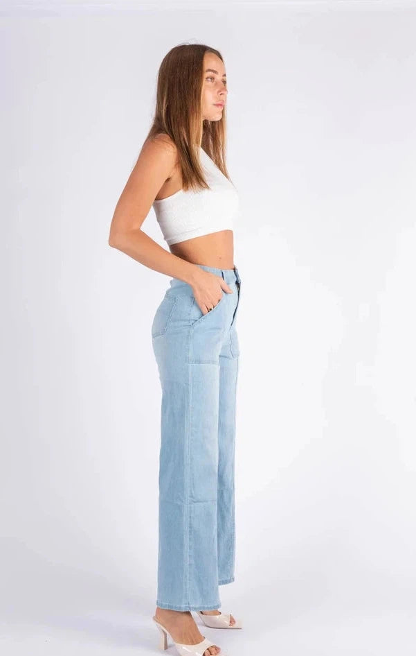 Wakee Seam Front Jeans