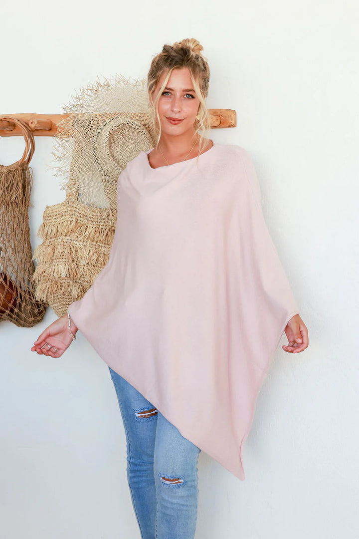 Poncho Nude Pink
