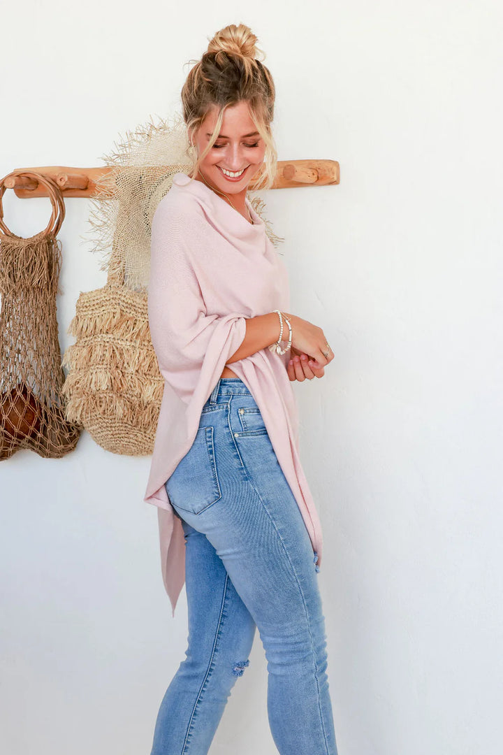 Poncho Nude Pink