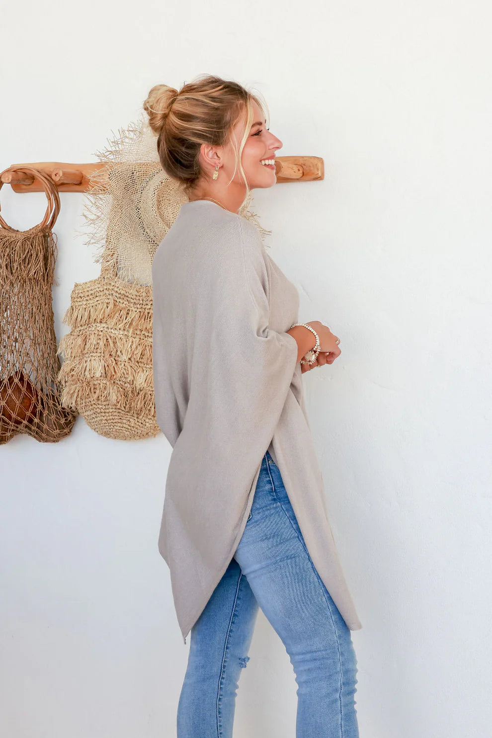 Poncho Grey Marle