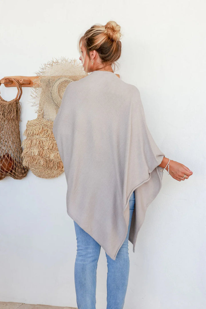 Poncho Grey Marle