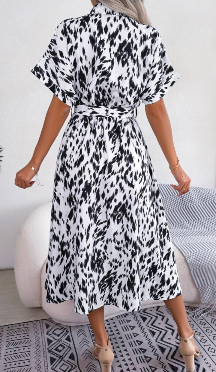 Print Midi Dress