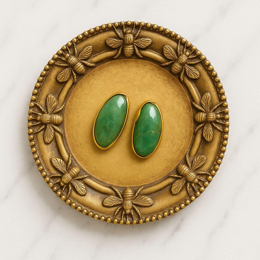 Gold Bee Trinket Tray