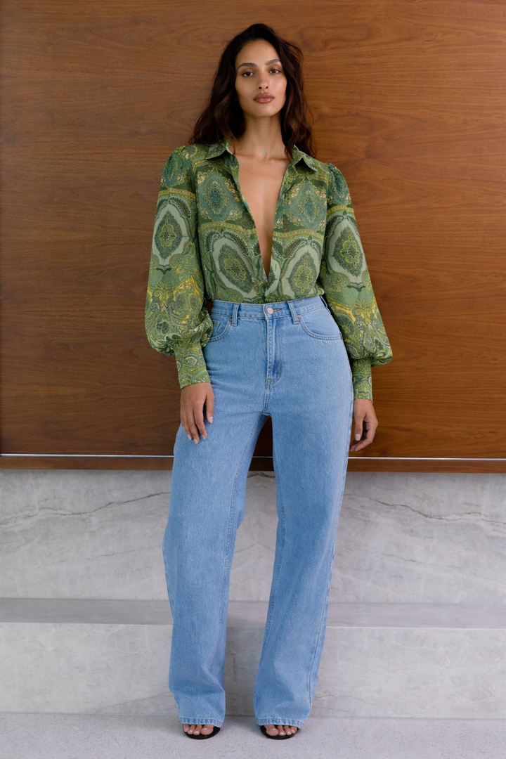 Fleetwood Blouse - Indiana Green