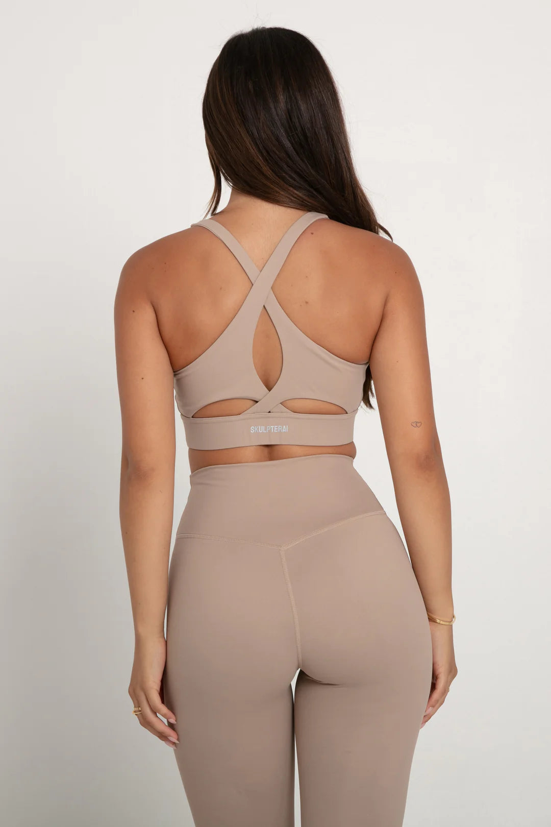 Super Soft Webbed Sports Bra Sand