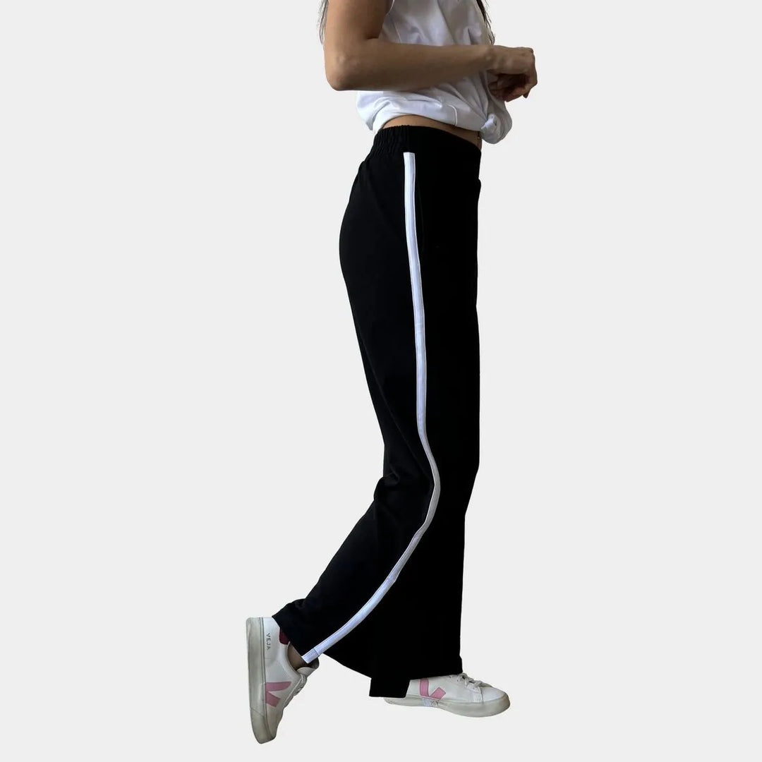 Soft Cotton Track Pant - Black