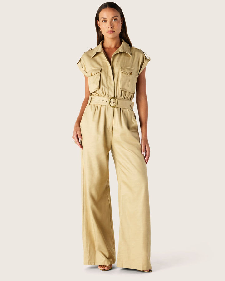 Rita Jumpsuit - Classic Beige