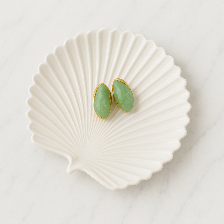White Palm Leaf Trinket/Soap Tray