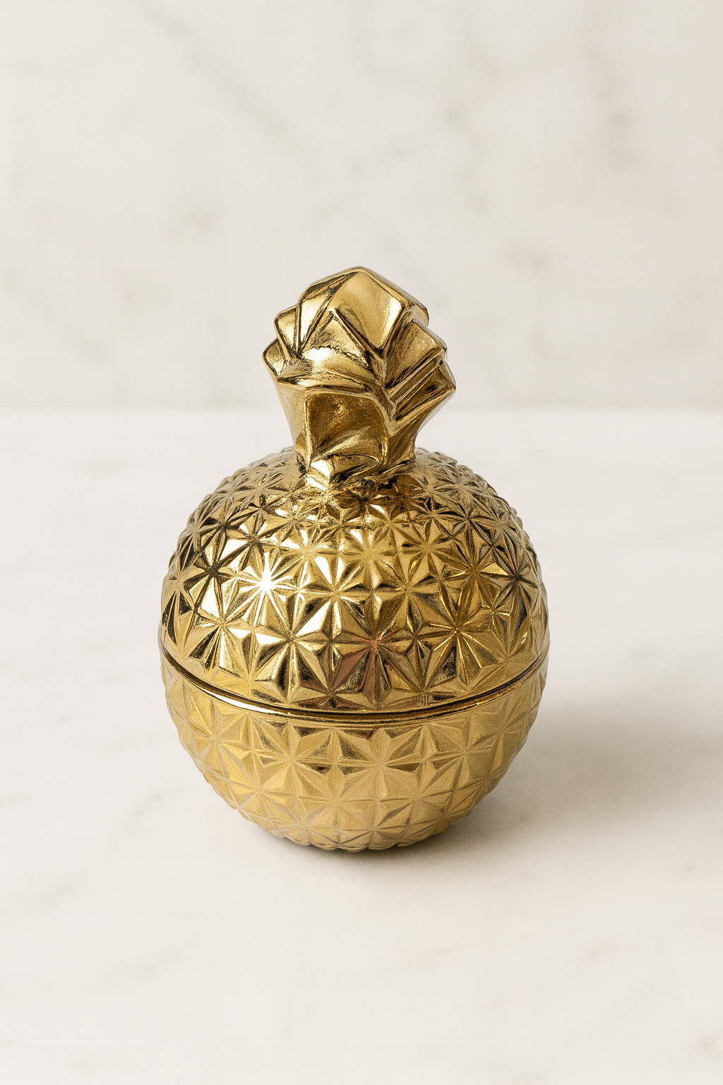 Pineapple Trinket Jar - Gold/Silver