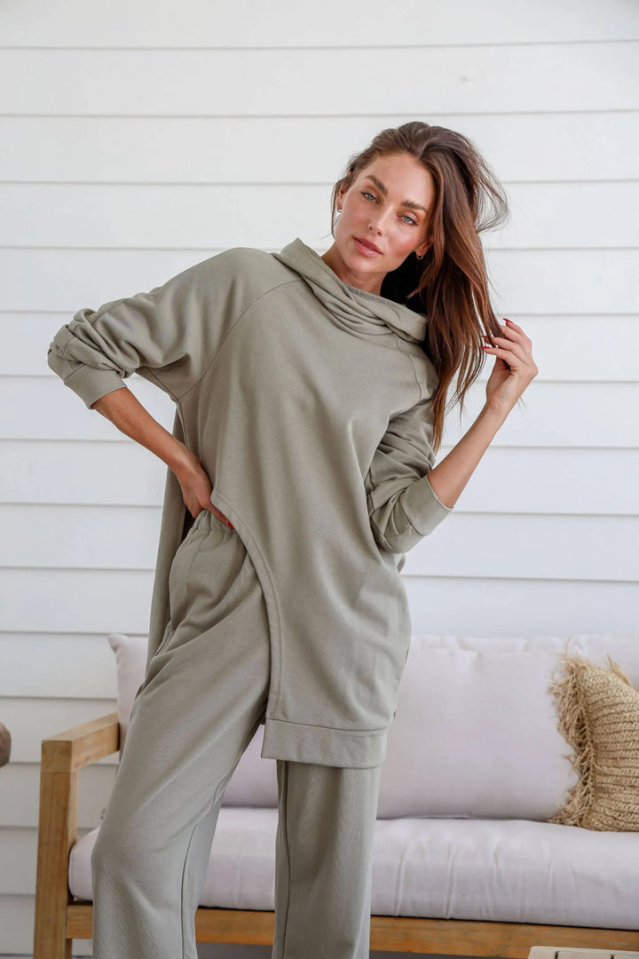 KARLI SPLIT SIDE TRACKY - SAGE