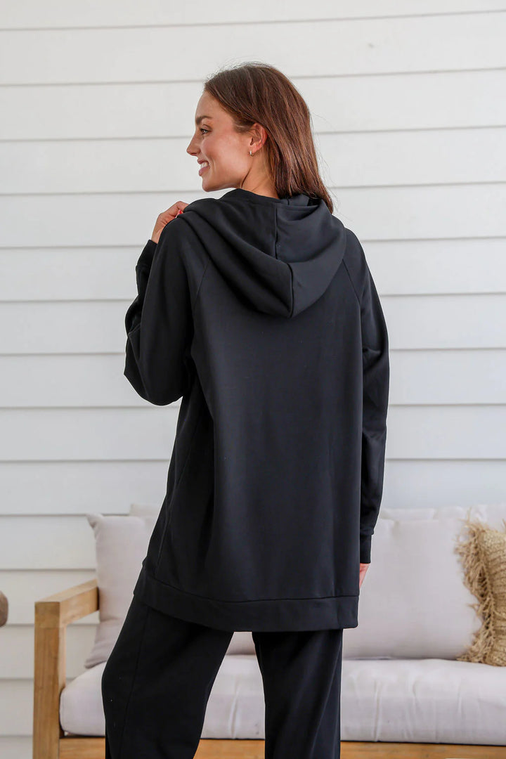KARLI SPLIT SIDE TRACKY - BLACK