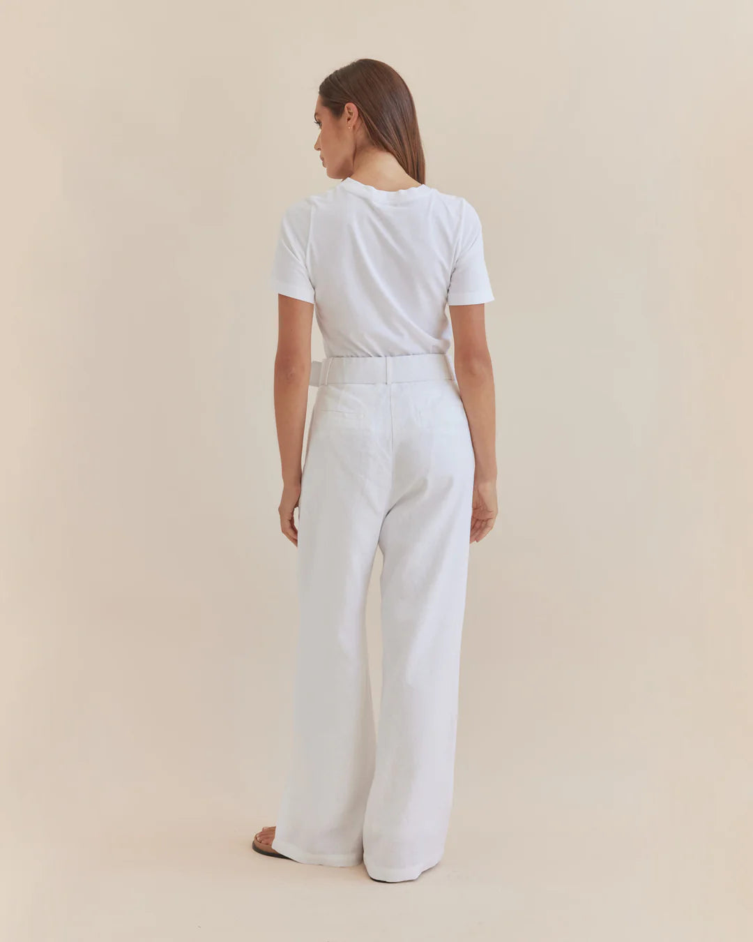 Katrina Linen Pant - Ivory