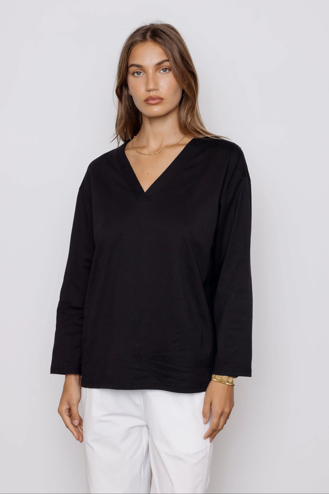 NIX V Long Sleeve Top Black