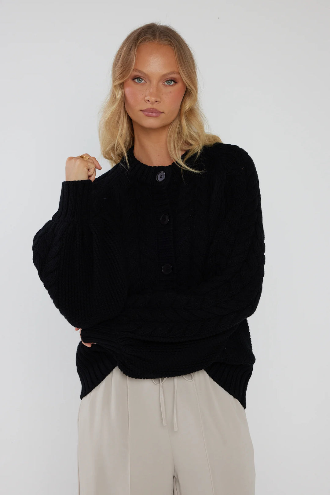 HAVEN Cardigan Black