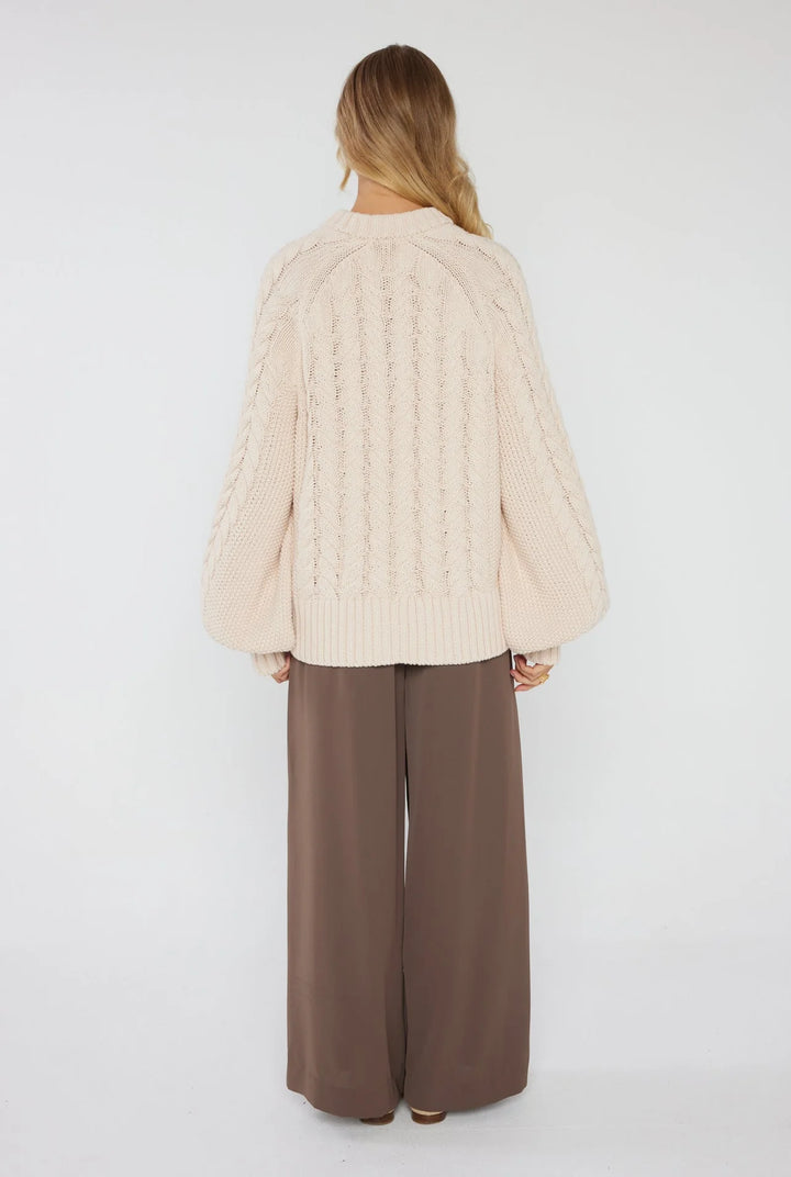 HAVEN Cardigan Beige
