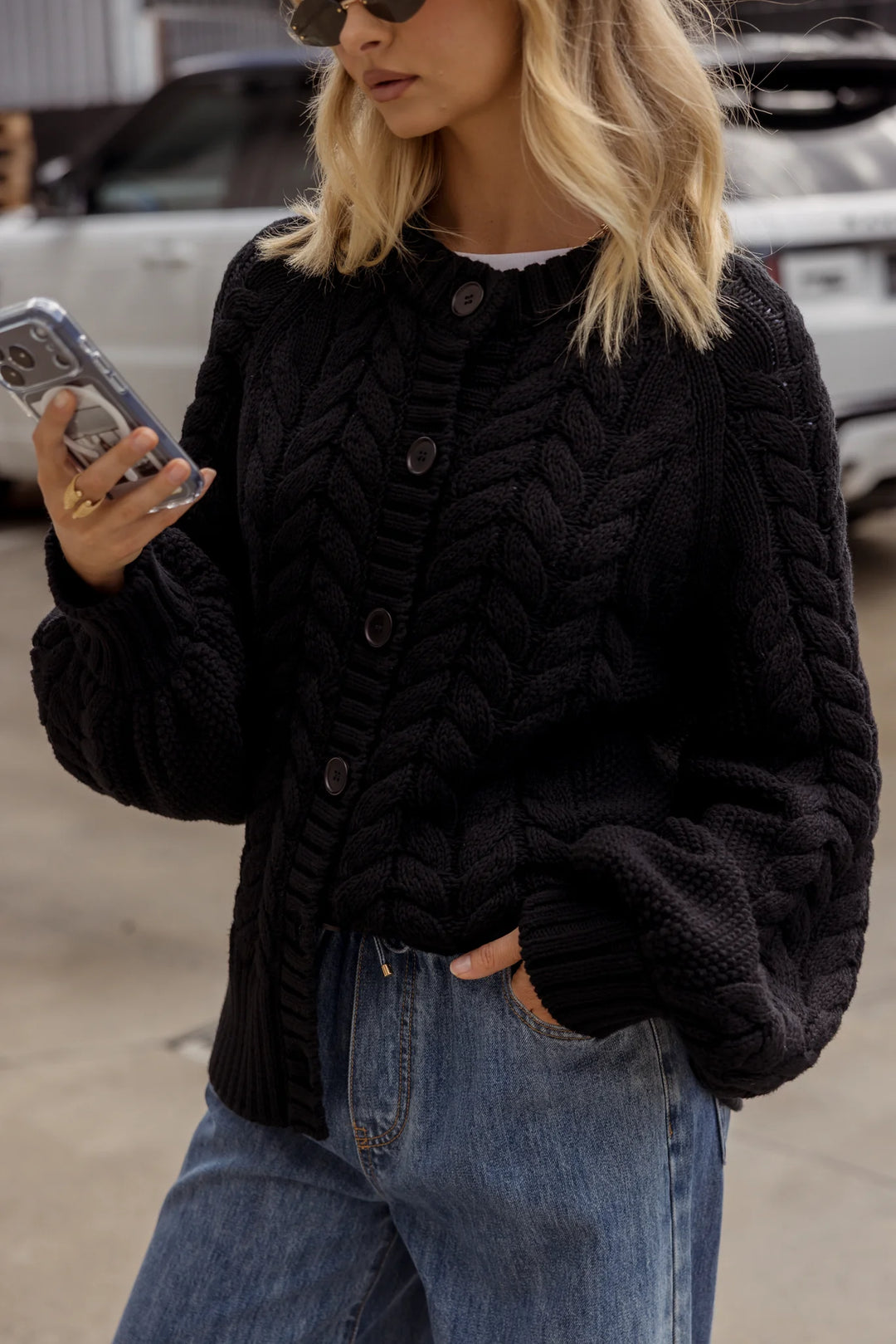 HAVEN Cardigan Black