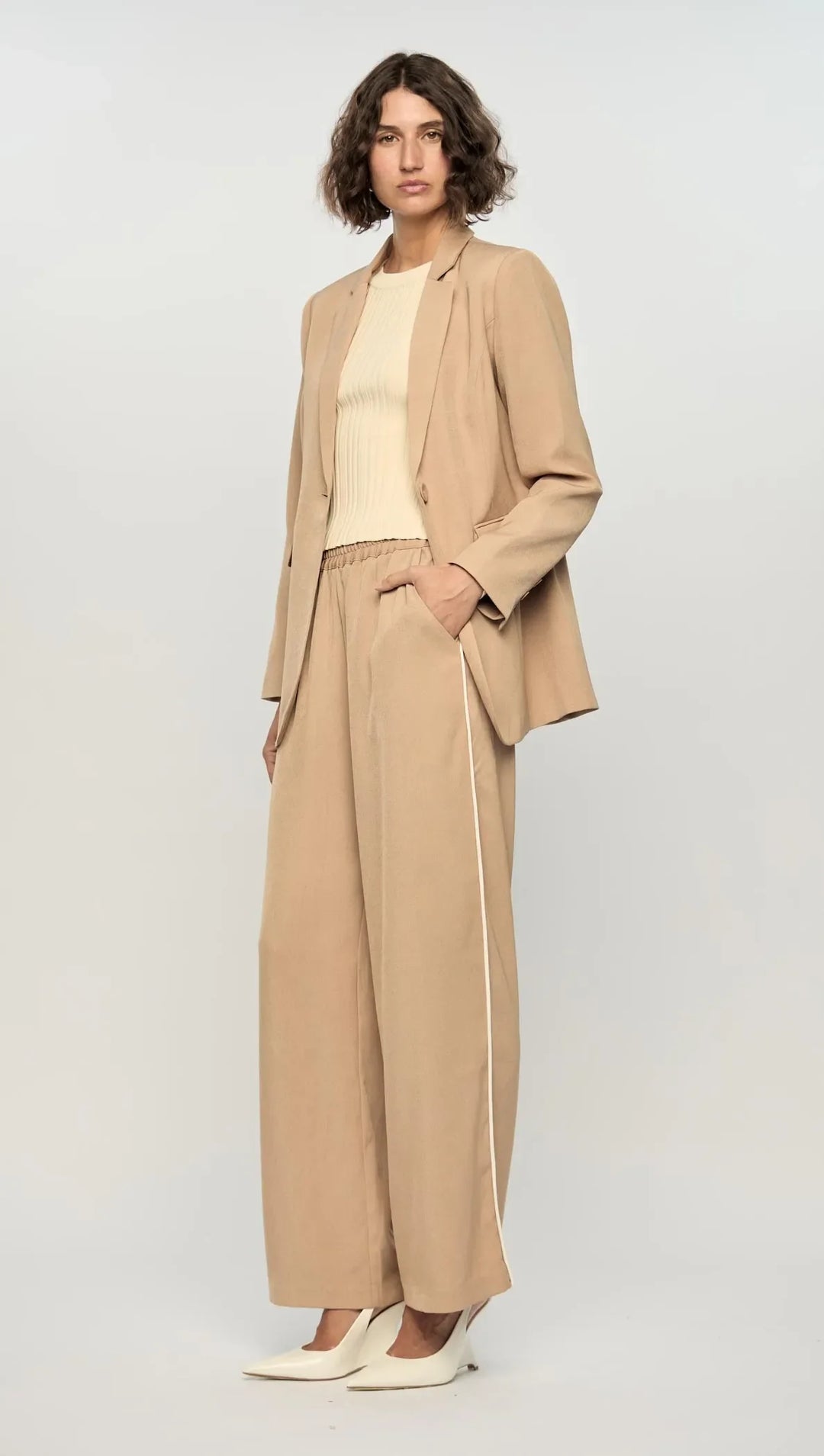 Bromley Relaxed Pants - Camel