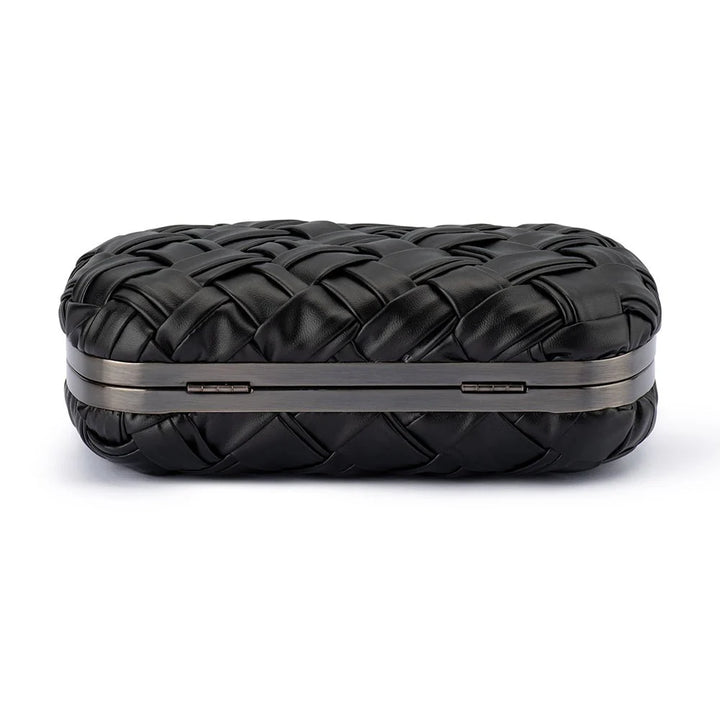 Haven Woven Clutch Black