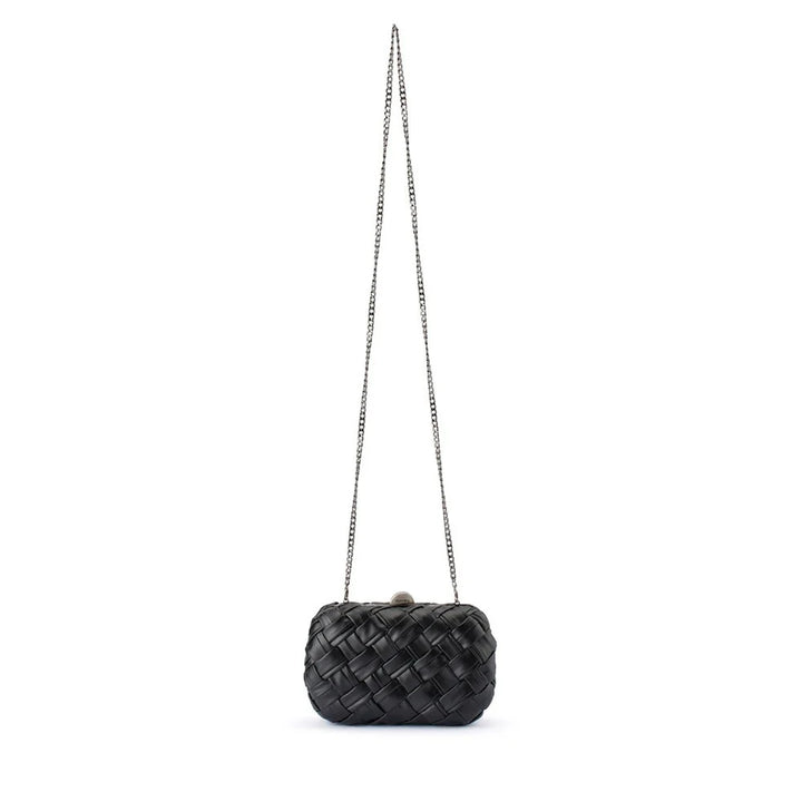 Haven Woven Clutch Black