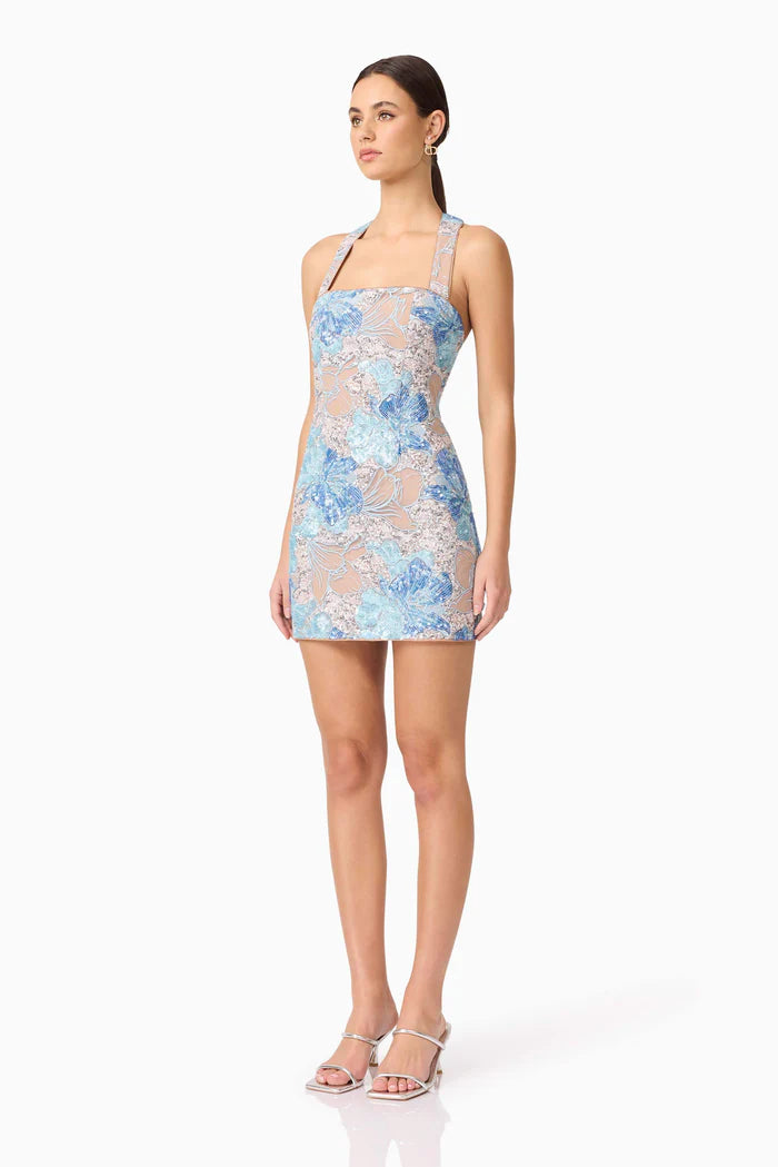 Leonie Mini Dress - Blue