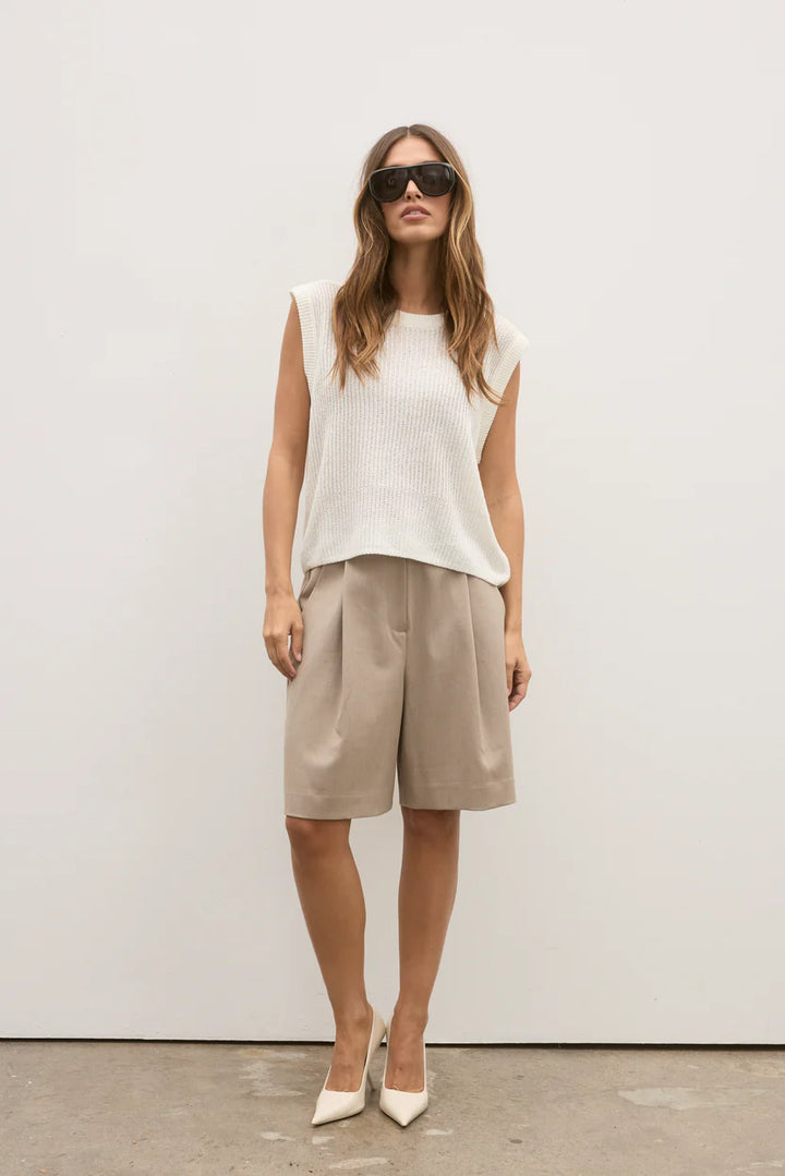 Margo Knit Vest - Ivory