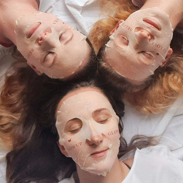 Silver, Copper & Blue Sheet Mask Trio