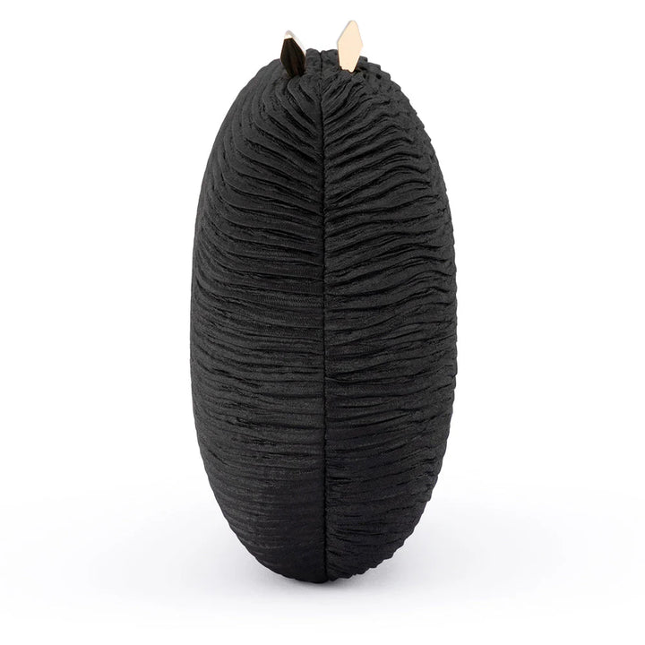 NATALIE Pleated Oval Clutch