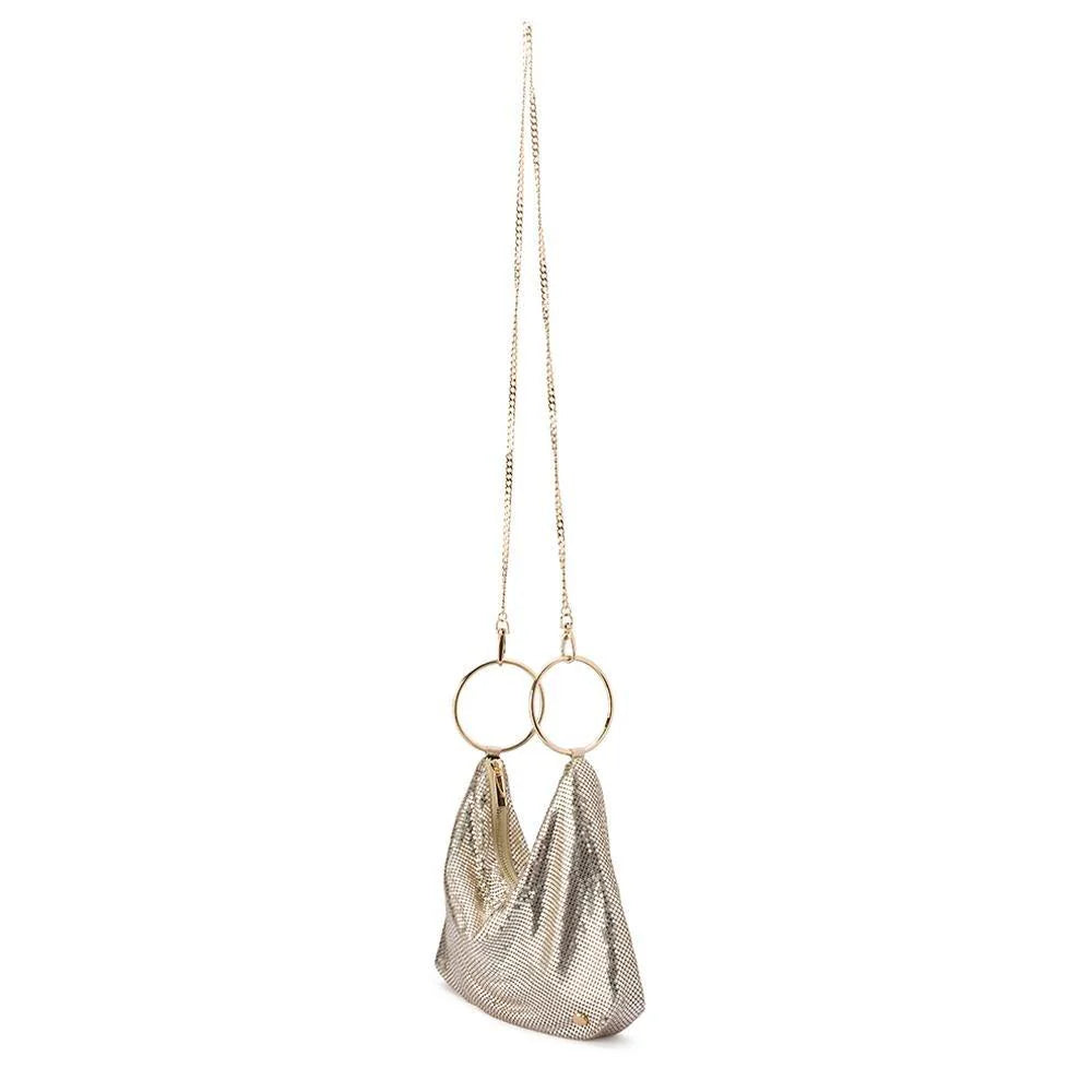 SHAR Mesh Convertible Bag - Gold