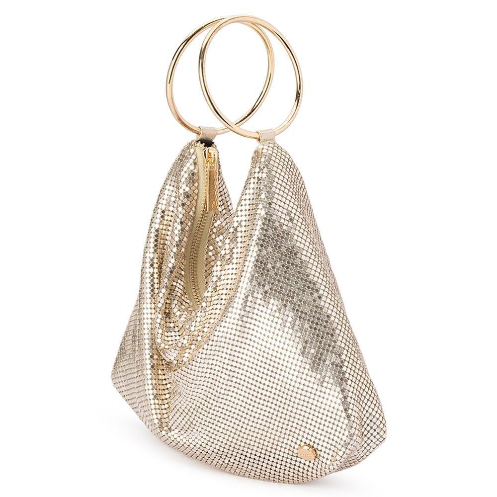 SHAR Mesh Convertible Bag - Gold