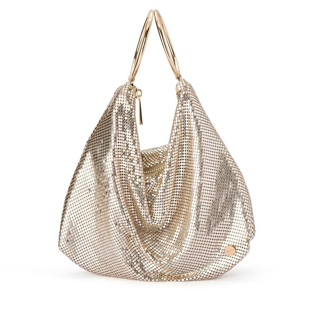 SHAR Mesh Convertible Bag - Gold